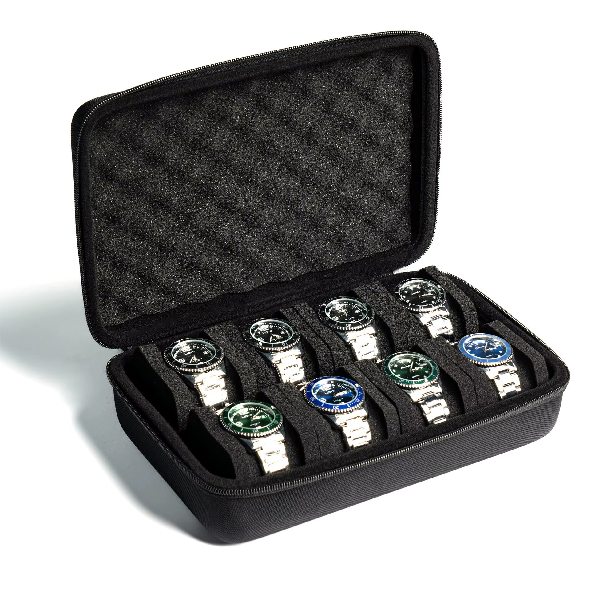 Boîte de rangement robuste pour 8 montres
