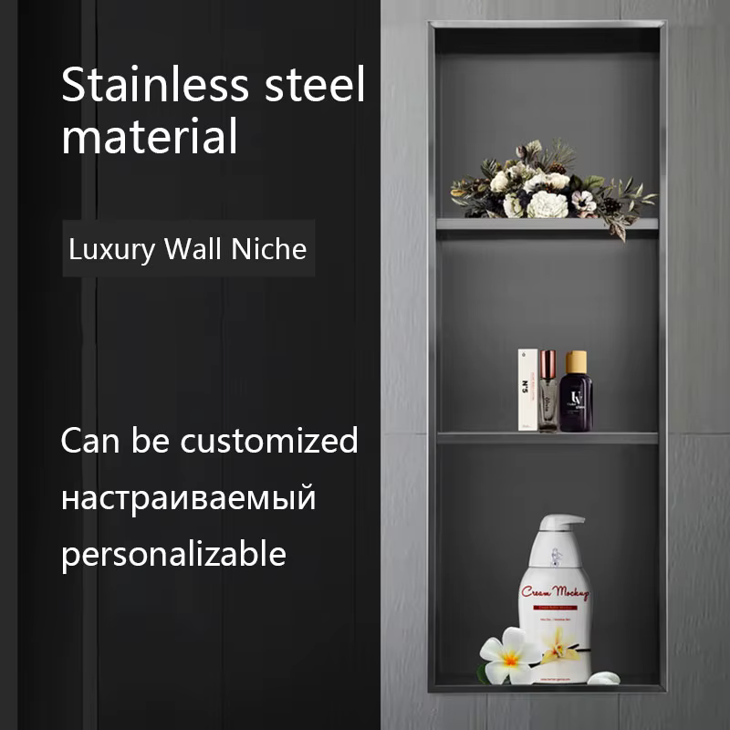 Niche Murale Encastrée en Acier Inoxydable