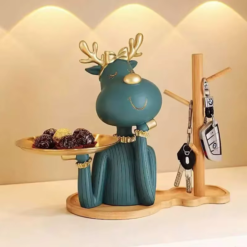 Étagère de rangement de clés d'entrée de luxe