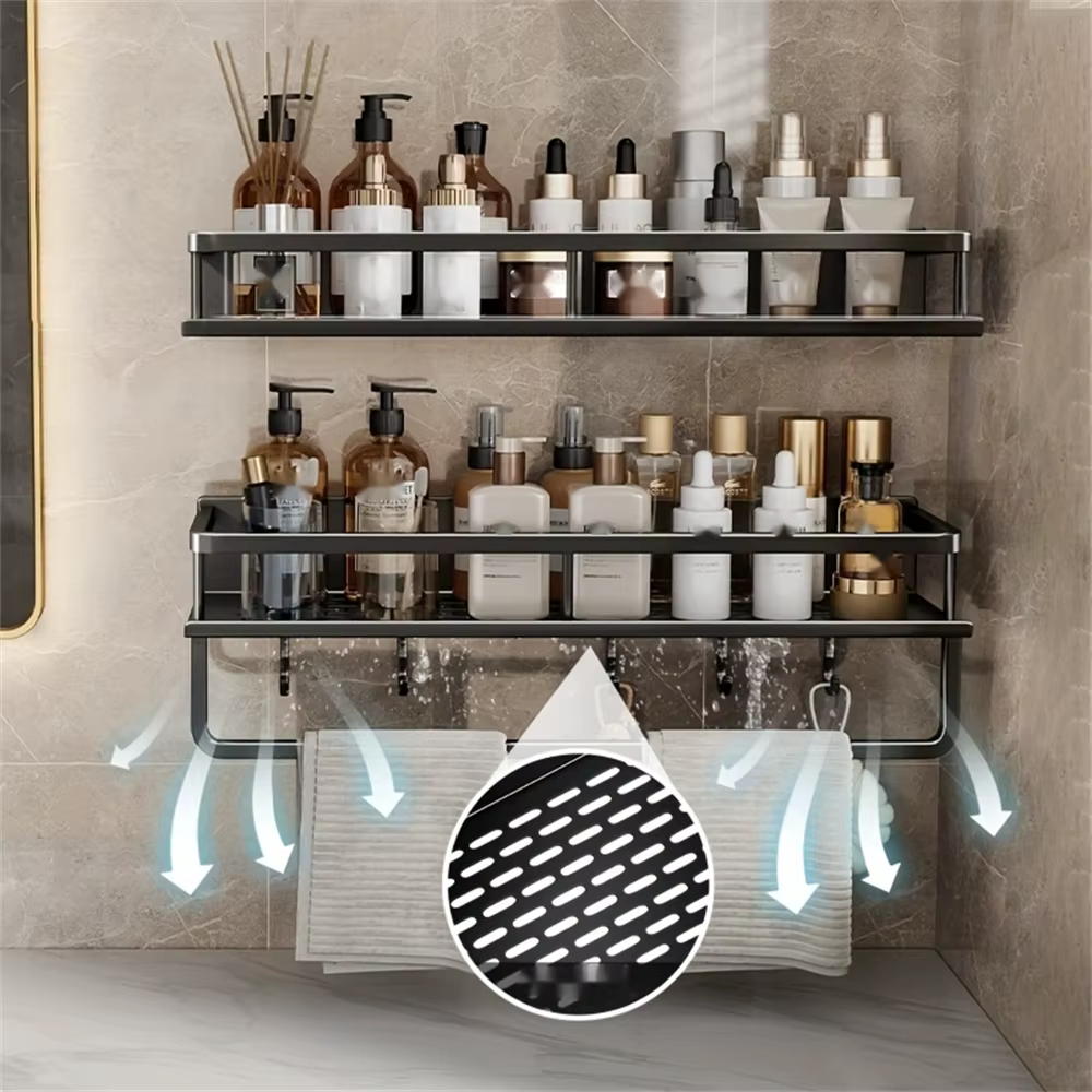 Support de rangement pour salle de bain
