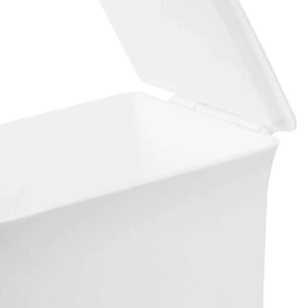 Boîte de rangement pour lessive avec couvercle