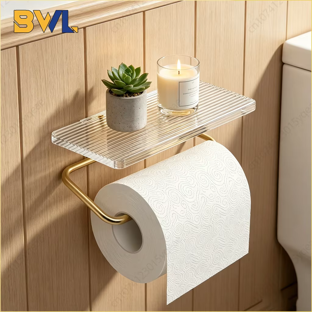 Porte-rouleau de papier toilette sans perçage