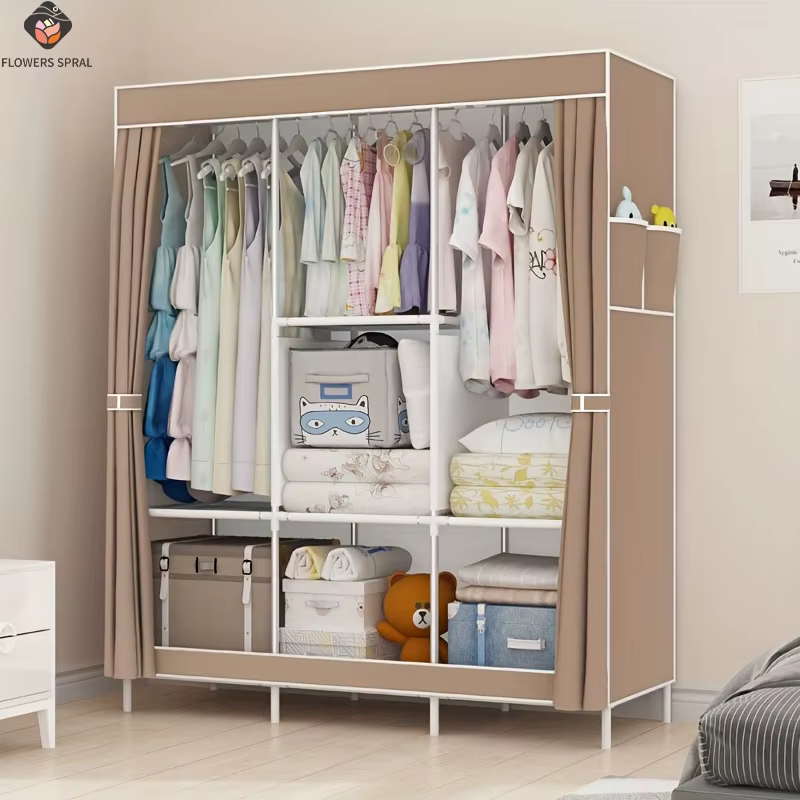 Armoire simple à trois colonnes