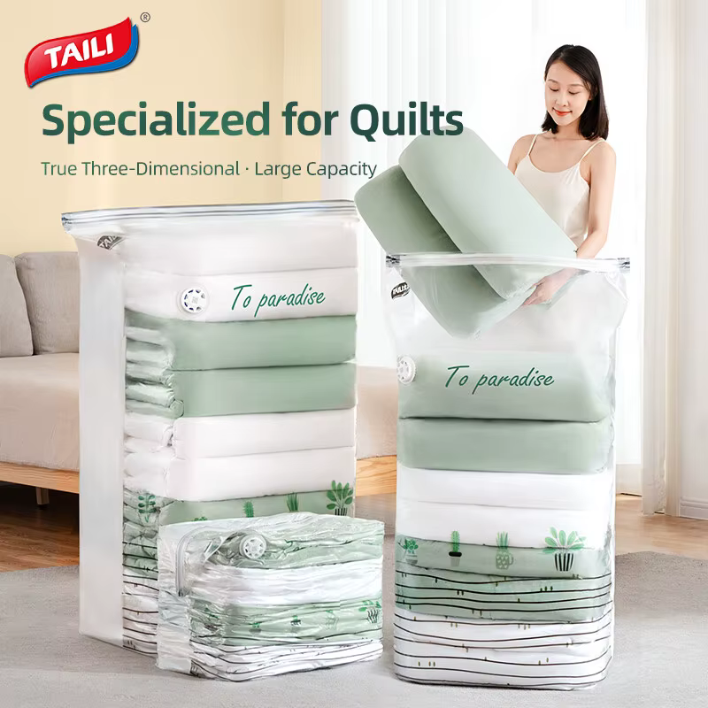 TAILI sacs sous vide cubiques grand sac de rangement pour vêtements