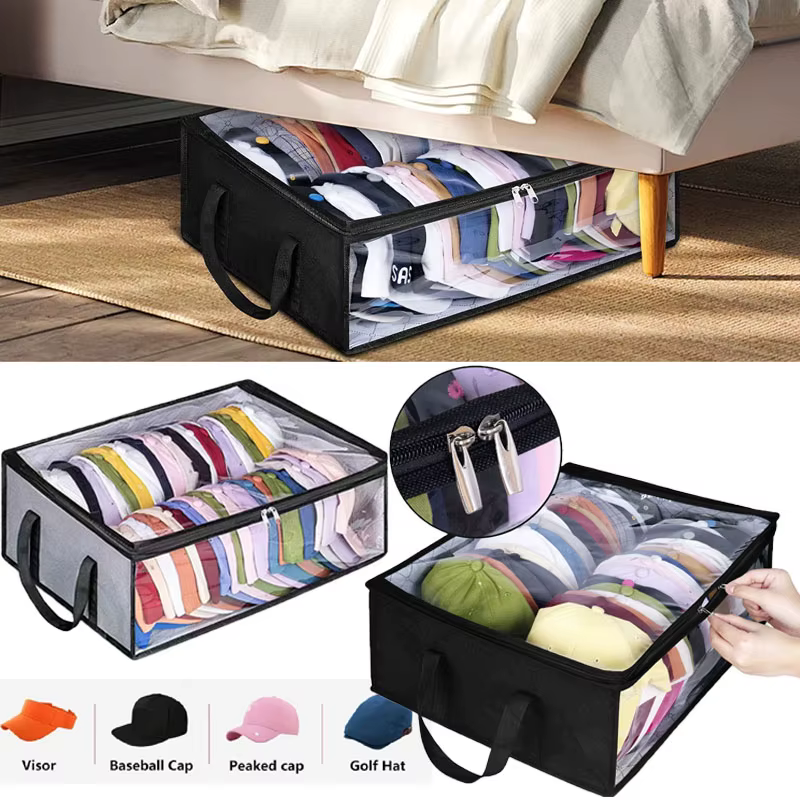 Boîte de rangement pour casquettes de baseball