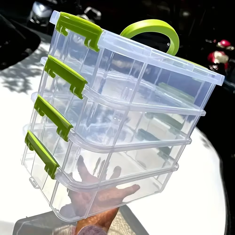 Boîte de rangement pour blocs de construction