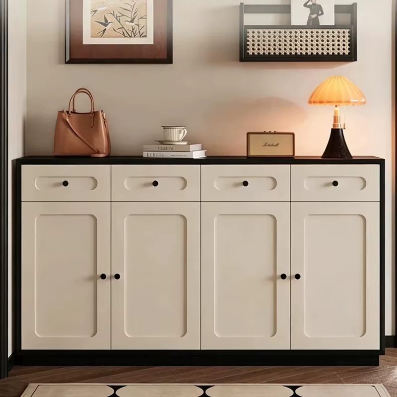 Meuble à chaussures moderne et fin avec tiroirs pour entrée