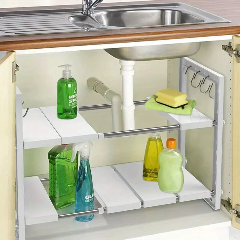 Étagère de rangement sous évier