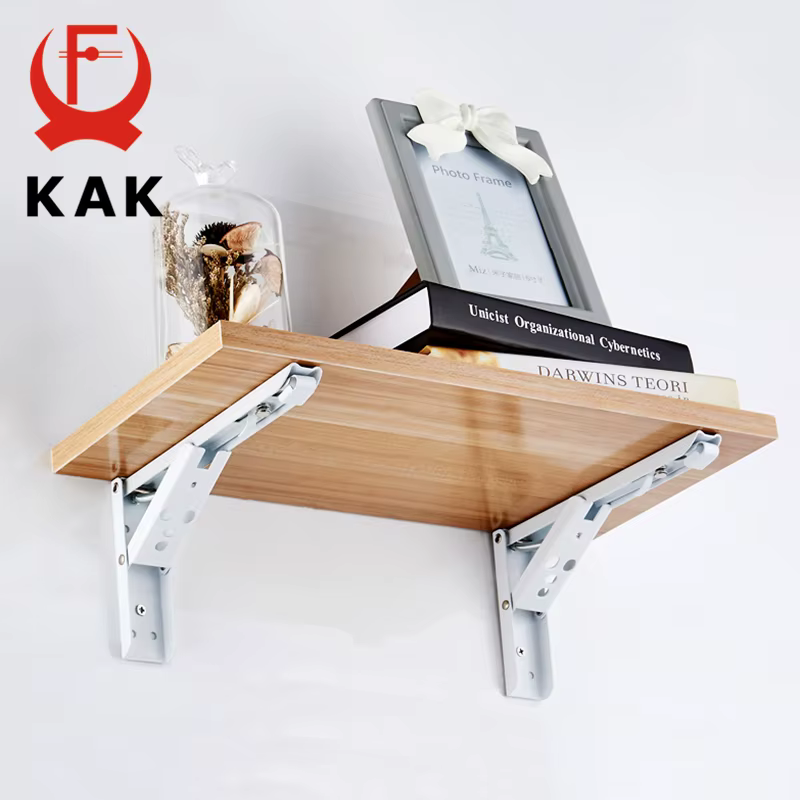 KAK 2 pièces supports d'étagère pliants support