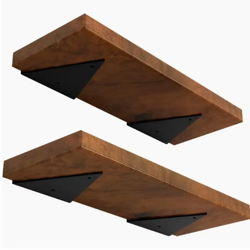 Support triangulaire pour étagère triangulaire