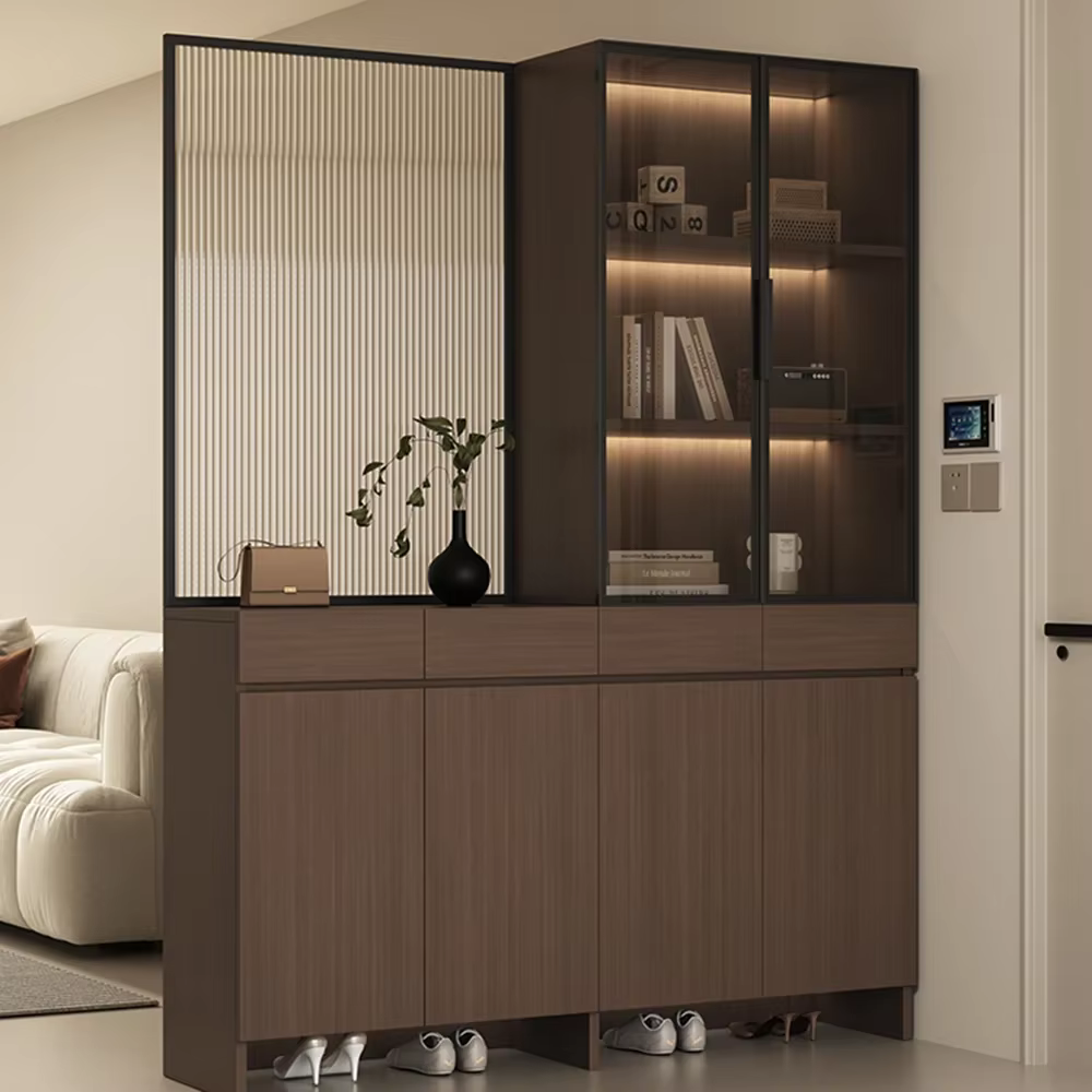 Porte en verre armoires à bijoux vitrine de boissons armoire de rangement blanc entrée bureau Mobili Per La Casa accessoires pour la maison