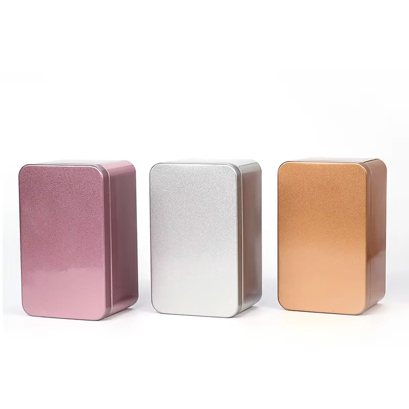 Boîtes de rangement en métal pour accessoires de bijoux