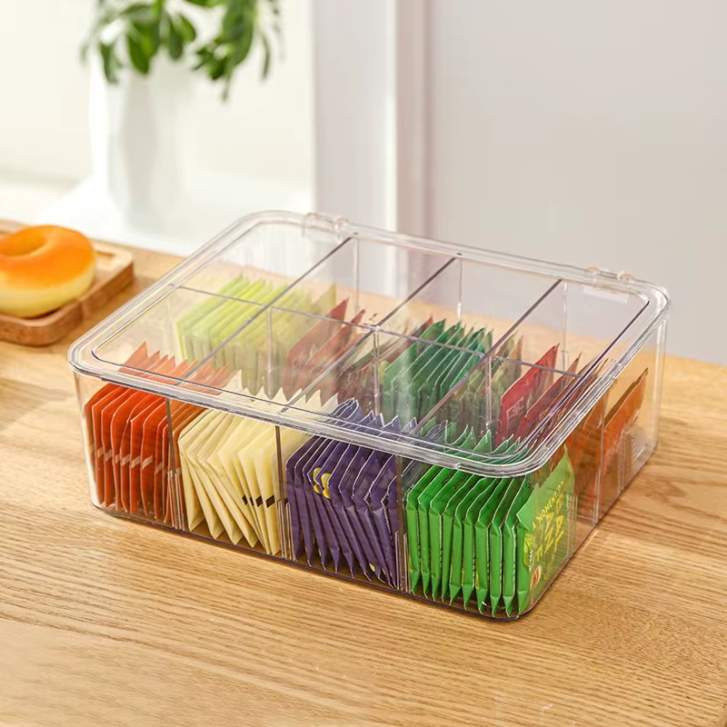 Boîte de rangement de sachets de thé