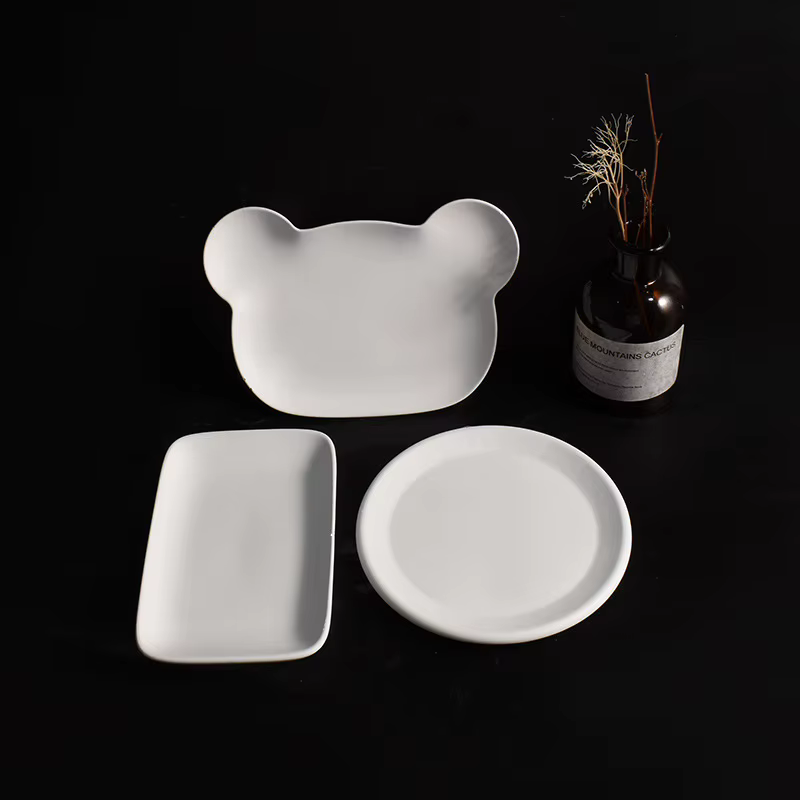 Moule bricolage plat en plâtre moules plateau fait à la main