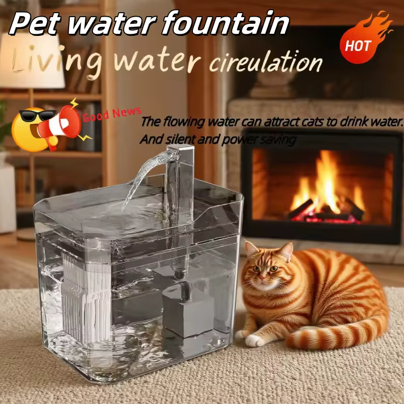Fontaine d'eau pour chat