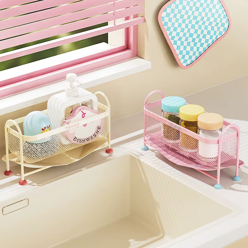 Macaron – support de rangement pour évier de cuisine