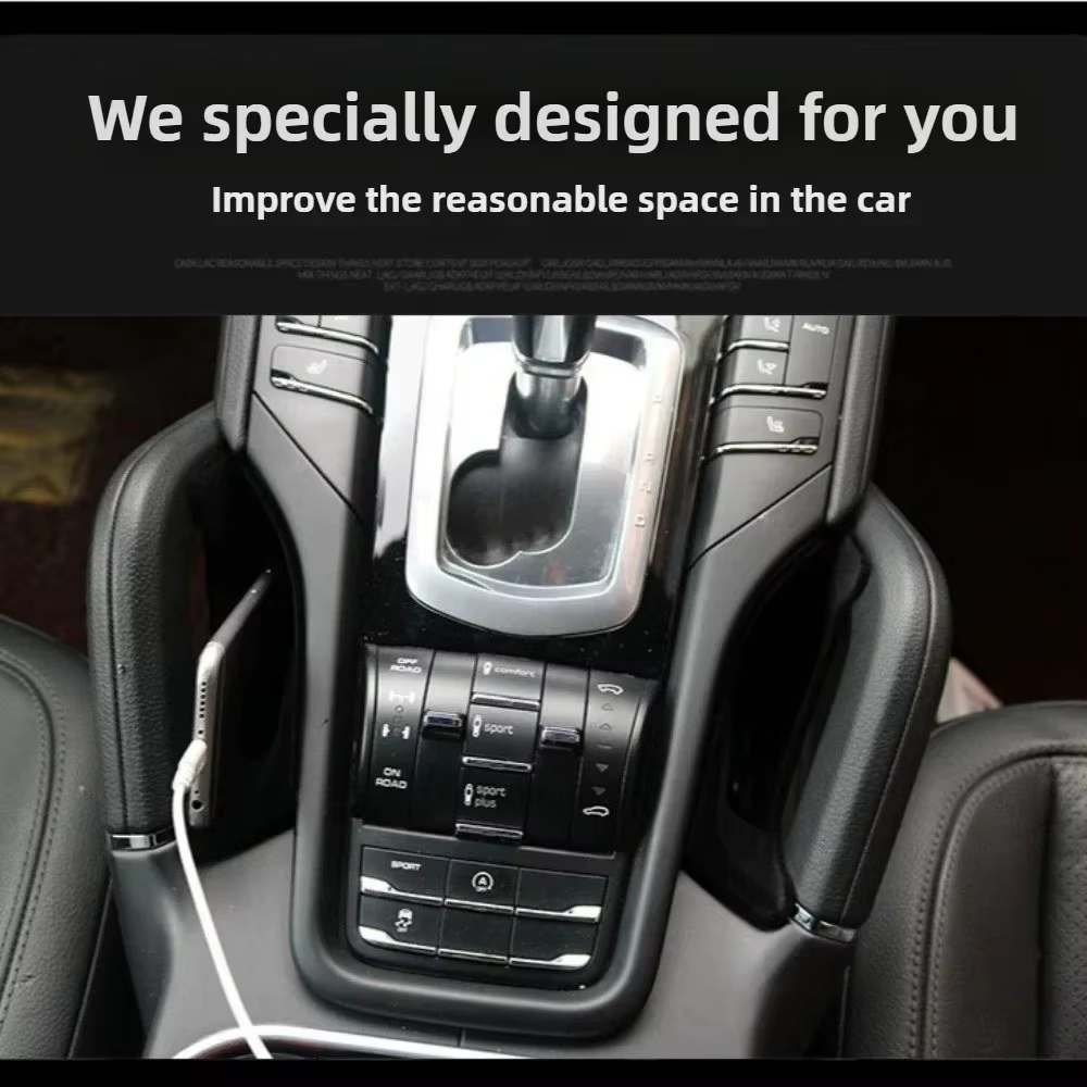 Nouveau pour Porsche Cayenne 2011-2018 Console centrale Gap boîte de rangement accessoire de voiture accoudoir Central