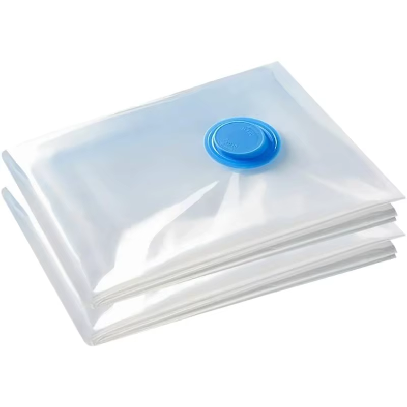 Lot de 2 sacs de rangement sous vide réutilisables