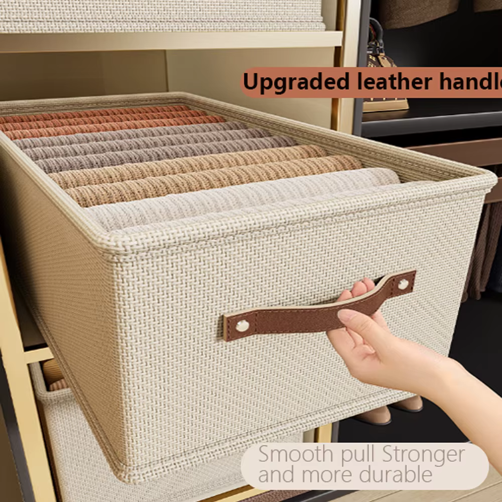 Boîte en tissu Oxford, panier de rangement pour vêtements