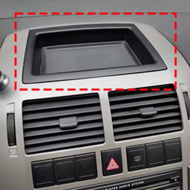 Étagère de compartiment de boîte de rangement de plateau de console centrale de voiture OEM 6Q 0858719 A pour Polo 9N 2002 2003 2004 2005 2006 2007 2008 accessoires