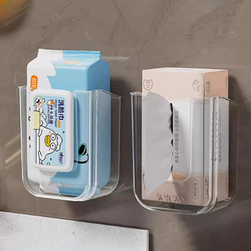 Boîte de rangement murale pour lingettes humides