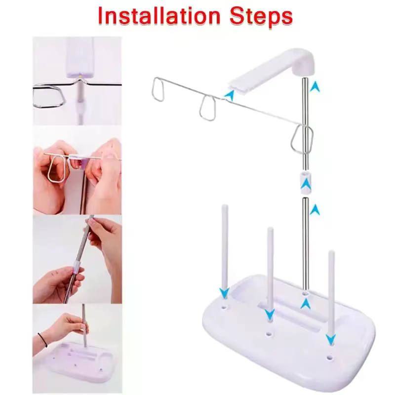 Support de bobine conique premium pour machine à coudre