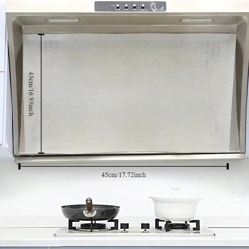 Paquet de 12 filtres pour hotte robuste – Couvercles en maille absorbant l'huile pour la Ventilation de la cuisine