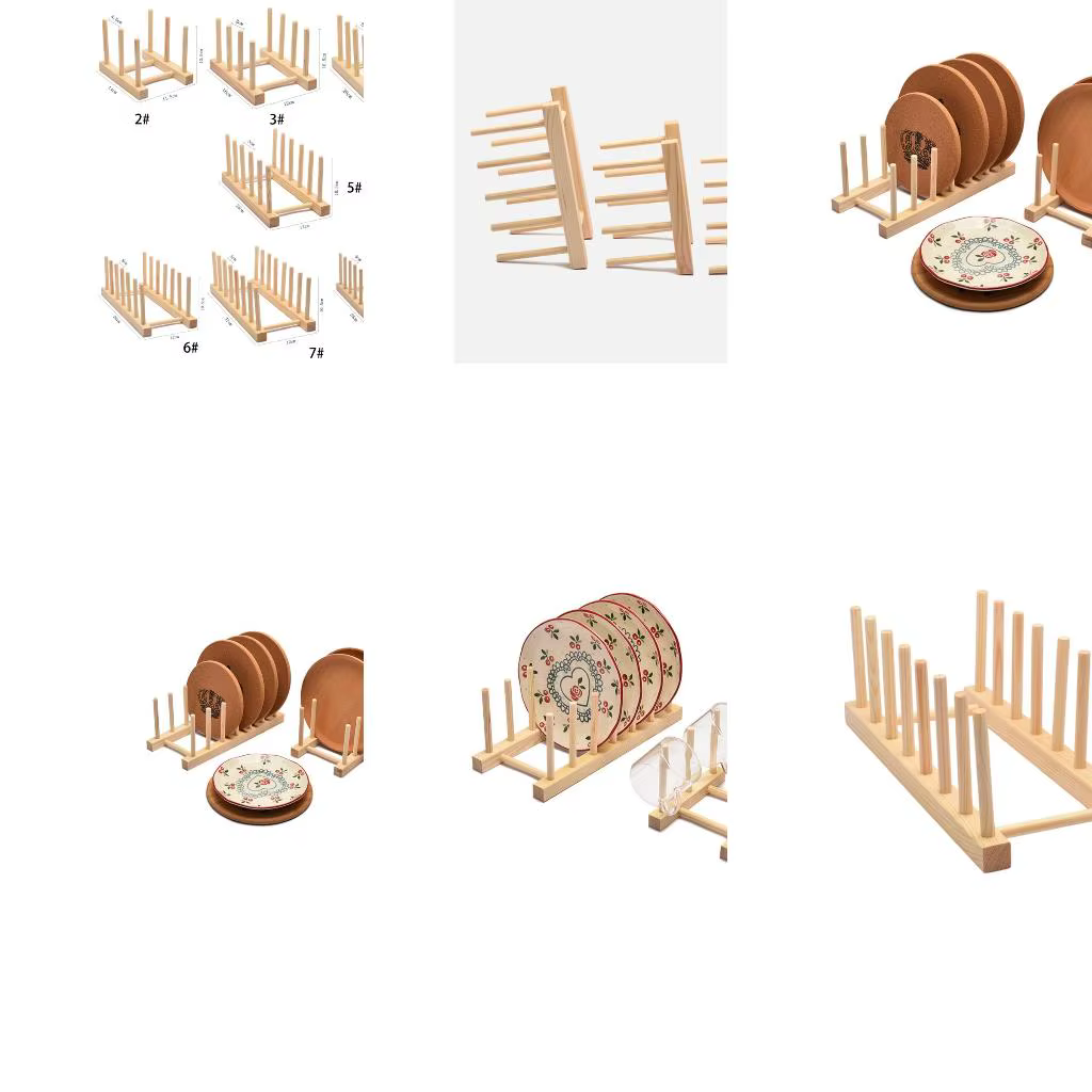 Organisateur d'armoire comptoir cuisine en bois