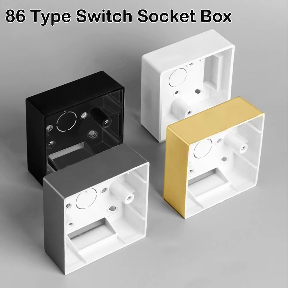 Boîte d'installation de commutateur blanc de Type 86