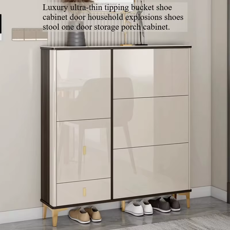 Meuble à chaussures en bois pour balcon d'hôtel