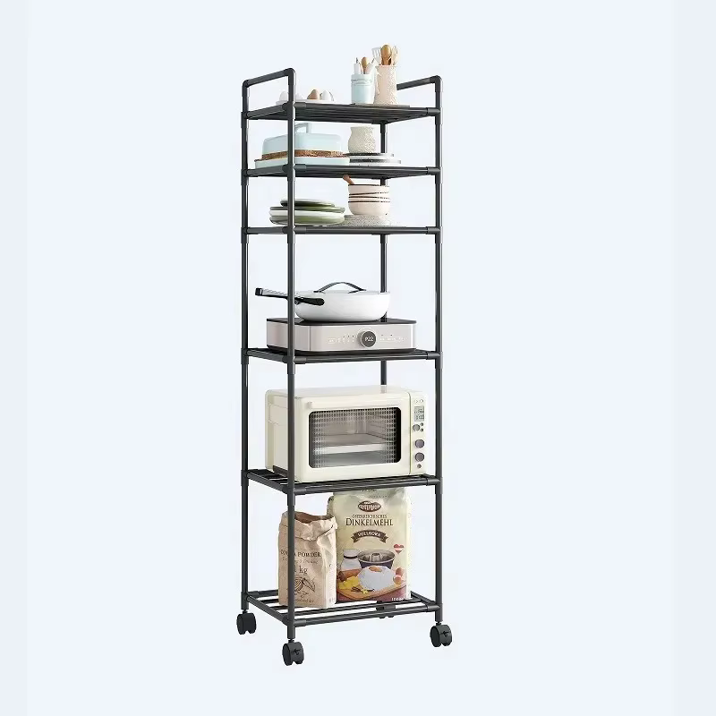 Support de rangement au sol multicouche de cuisine