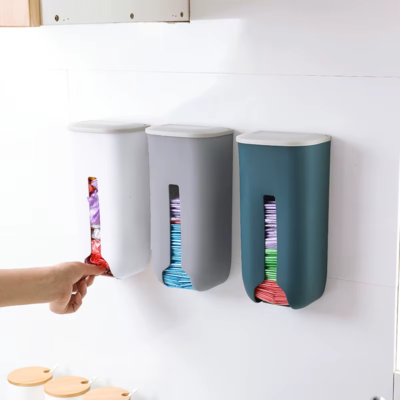 Porte-sac en plastique de cuisine
