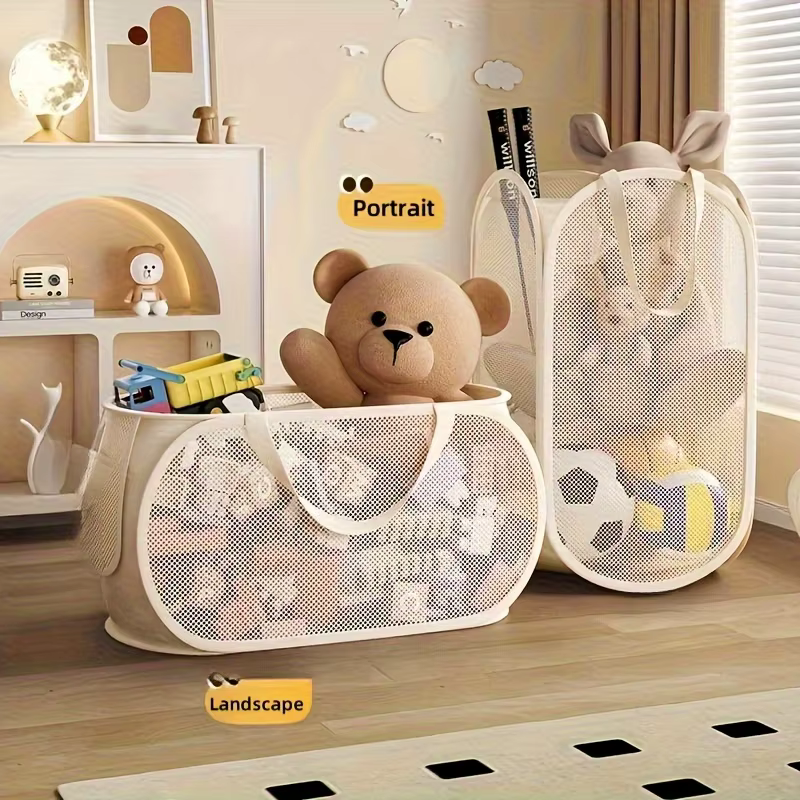 Panier de rangement pour jouets de grande capacité