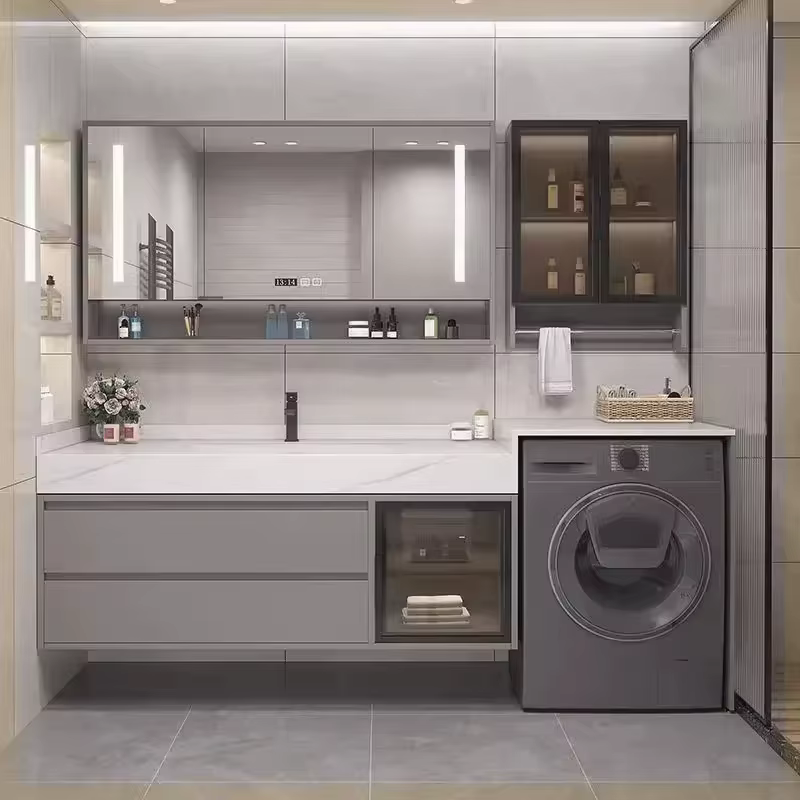 Meuble de rangement de luxe pour salle de bain : insert de tiroir