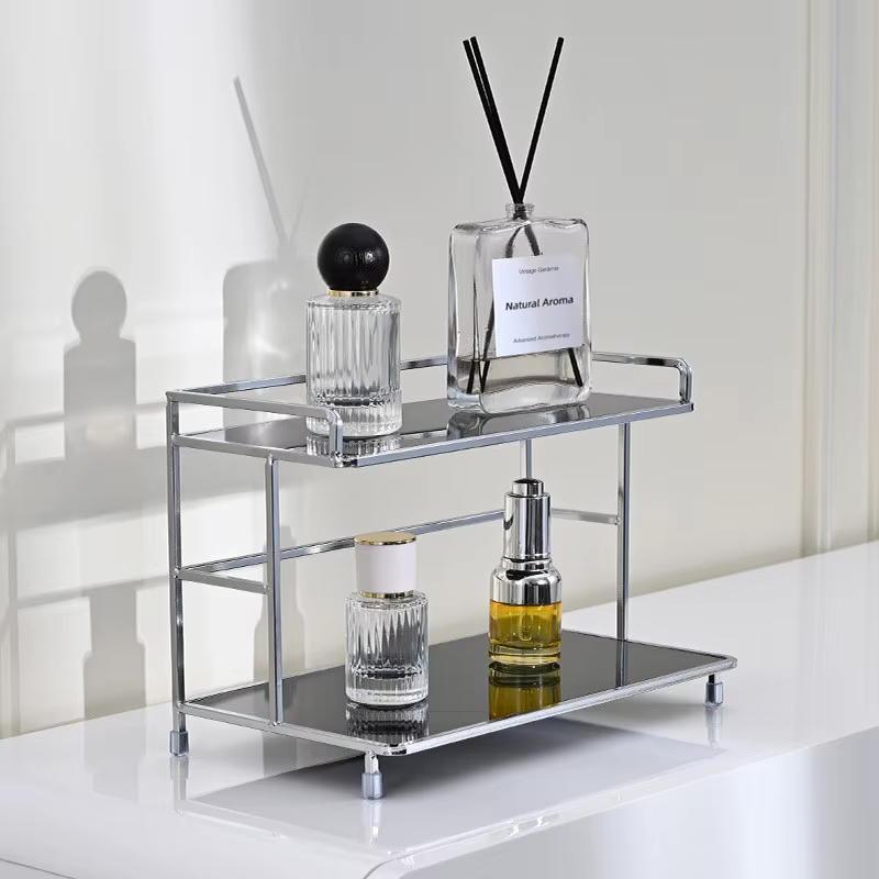 Support de rangement en couches de bureau en métal