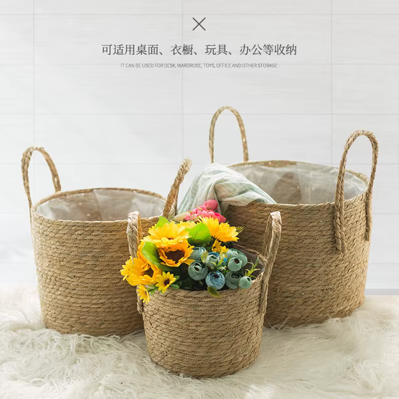 Panier de jardinière tissé à la main