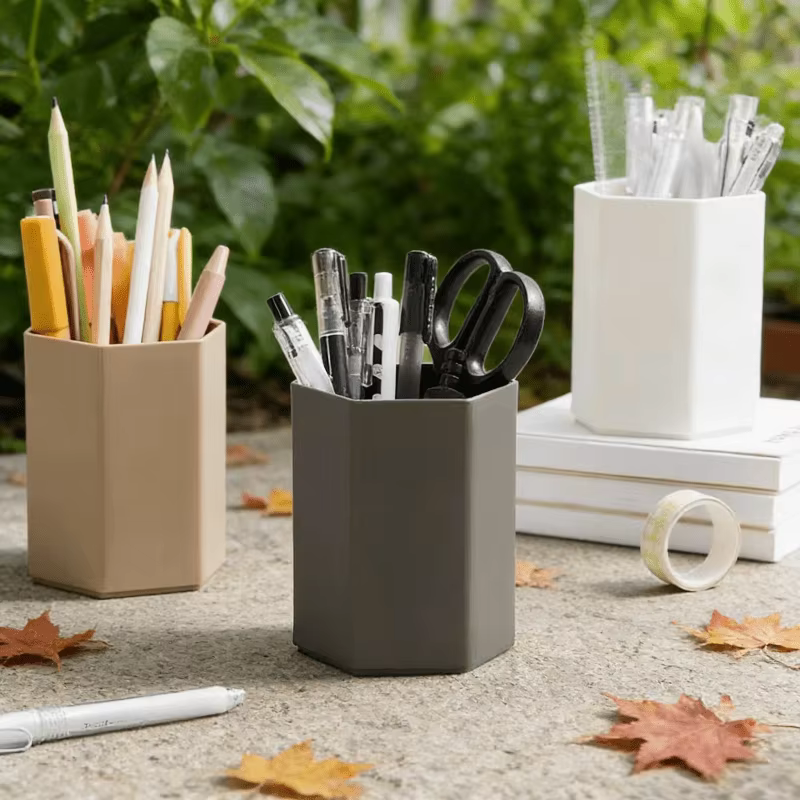 Porte-stylo de bureau – Simple et Durable