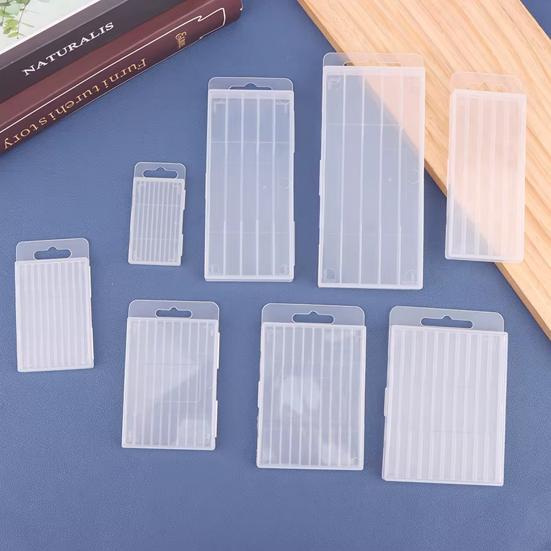 Boîte de rangement transparente pour forets hélicoïdaux en plastique et accessoires d'outils
