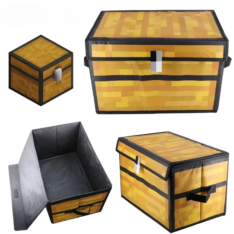 Boîte de rangement de poitrine grande capacité pliable vêtements couverture couette anti-poussière organisateur jeu
