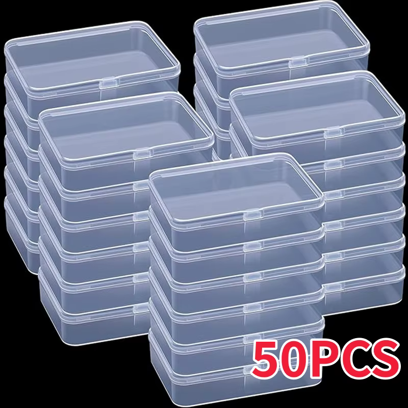 Boîtes de rangement transparentes pour pièces d'art et d'artisanat