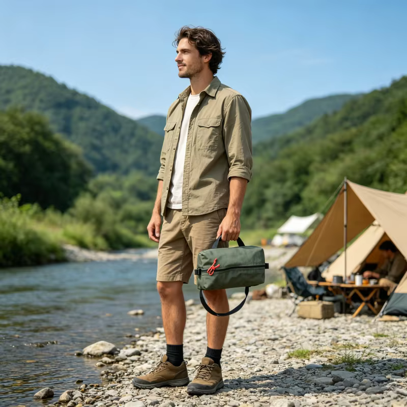 Sac de rangement portable pour camping en plein air