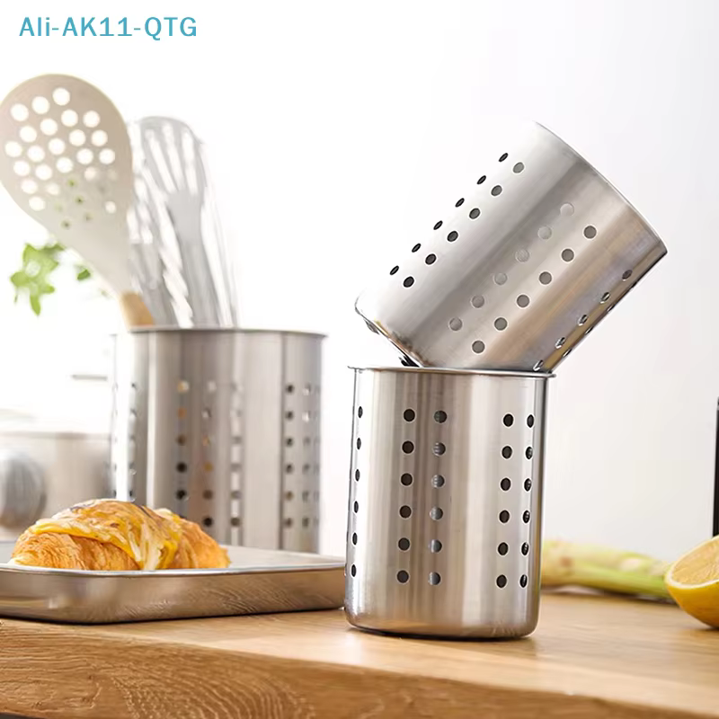 Support de rangement en acier inoxydable pour couverts