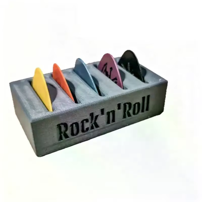 Boîte de support de plectres de guitare