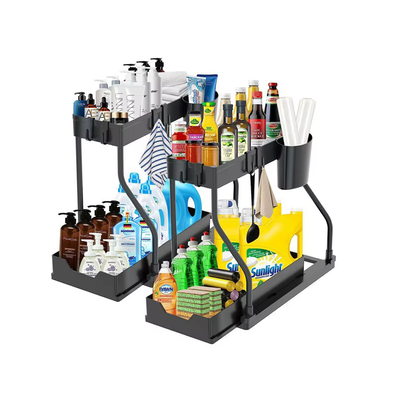 Étagère de rangement de cuisine - tiroirs mobiles