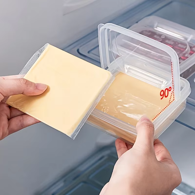 Récipient de fromage en tranches pour réfrigérateur