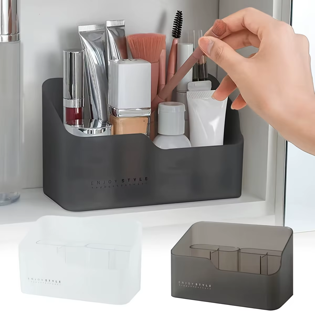 Boîte de rangement multifonctionnelle pour maquillage