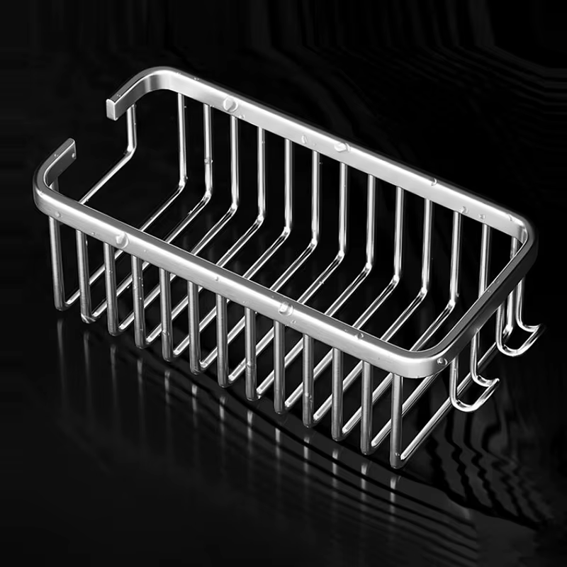 Étagère de salle de bain en aluminium