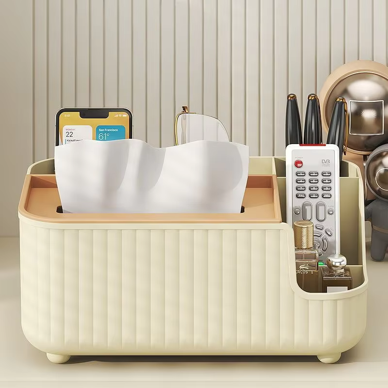 Boîte de rangement multifonctionnelle pour mouchoirs