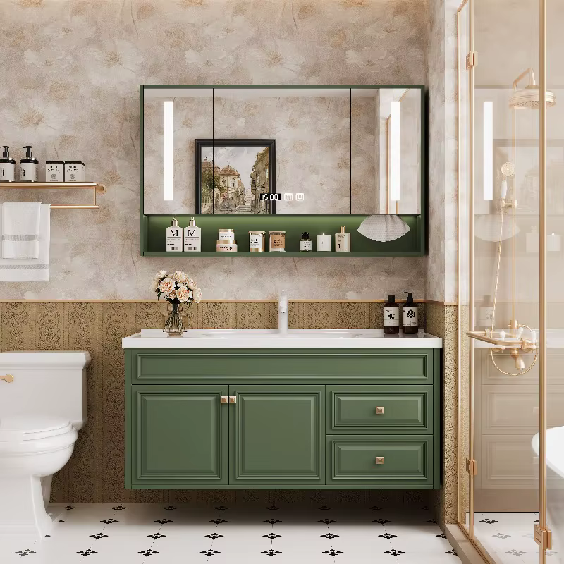 Meuble de Rangement Moderne de Luxe pour Salle de Bain