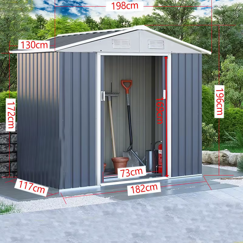 Salle d'outils de rangement de jardin de cour